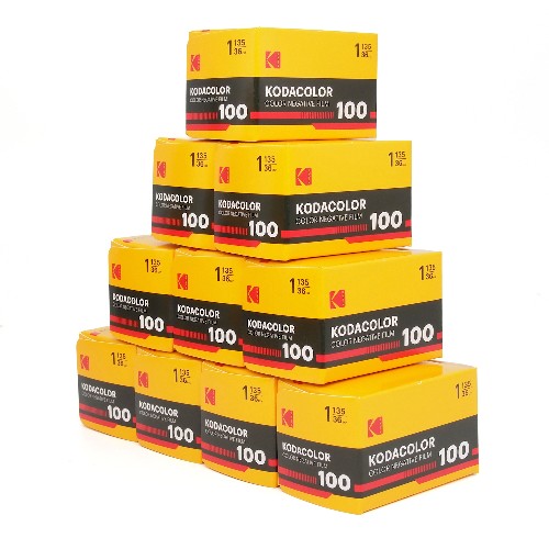 カラーネガフィルム　KODAK　KODACOLOR100　36枚撮り　10本組