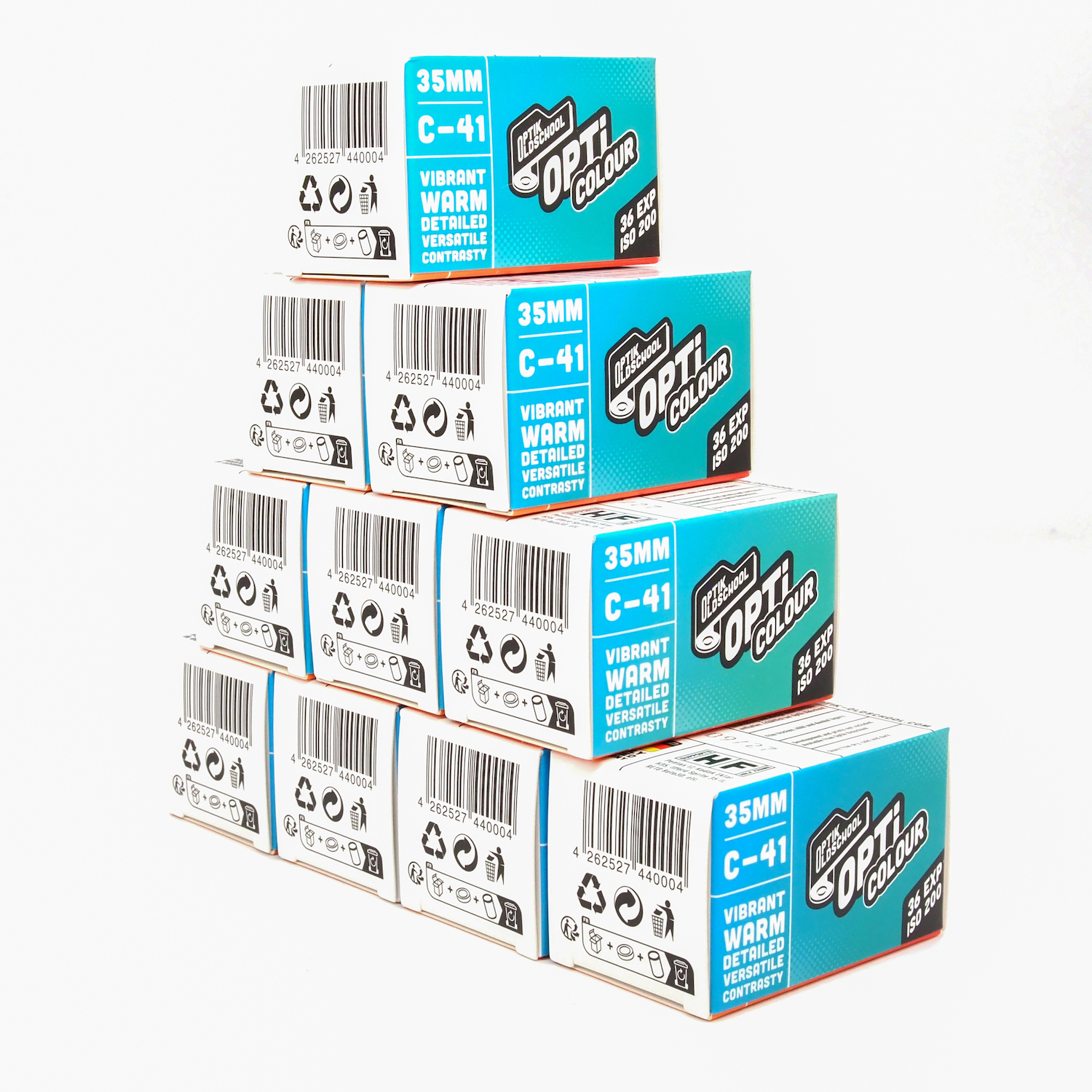 カラーネガフィルム　OPTIK OS・オプティク　OPTICOLOUR200　36枚撮り　10本組